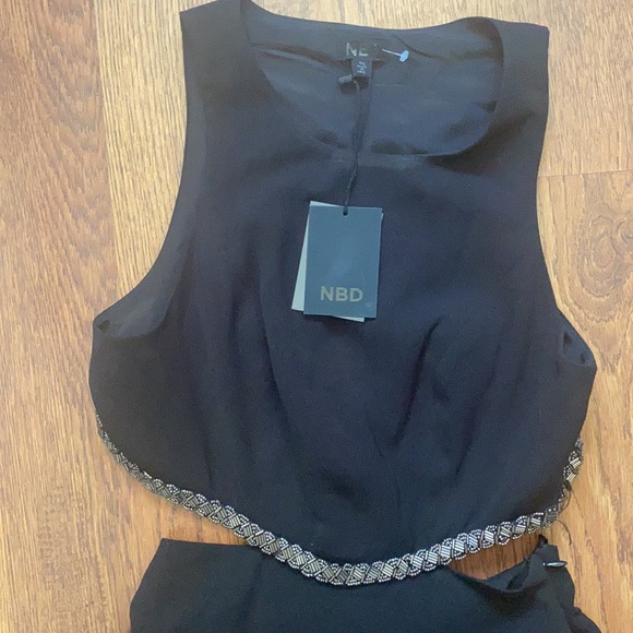 NWT NBD Beaded Cut out Dress - Picture 3 of 10